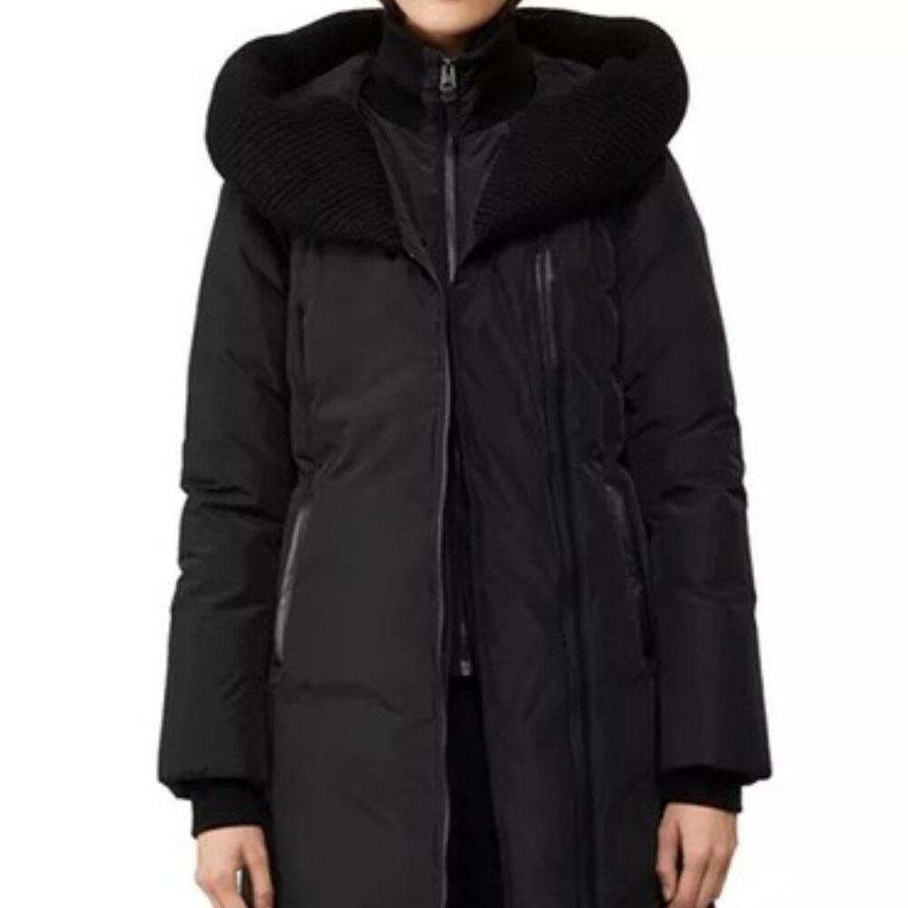 Mackage Brigid Knit Trim Down Coat XS